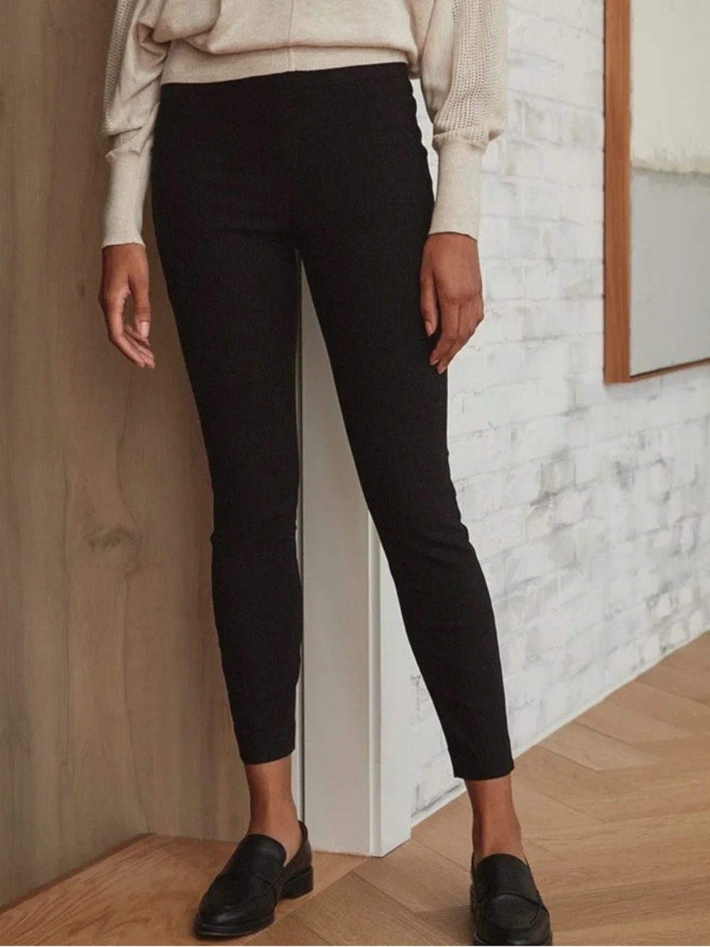 RW&Co Camber and Grace Women’s black cropped city legging pants size small